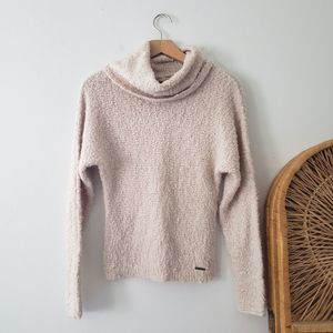 Abercrombie & Fitch Neutral Cream Knit Turtleneck Sweater XS